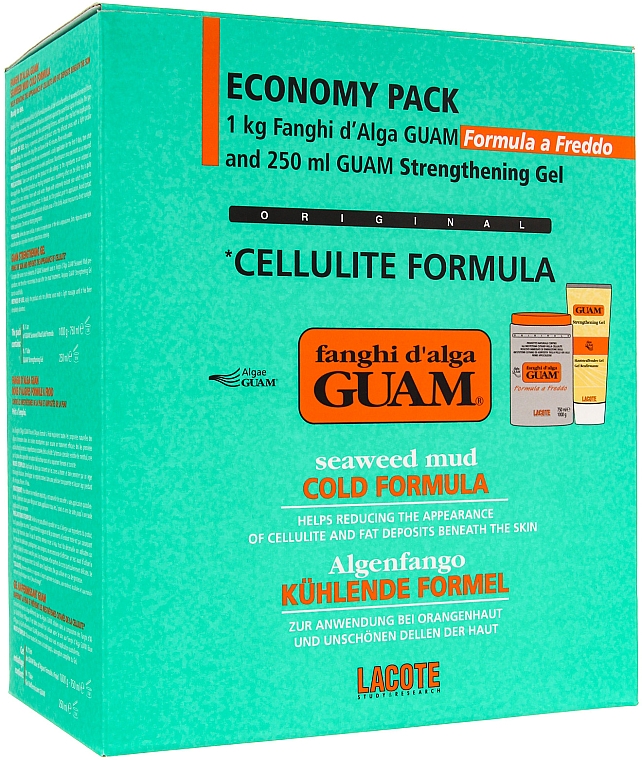 Anti-Cellulite Körpermaske mit kühlender Formel - Guam Formula a Freddo (economy pack)