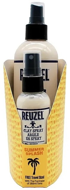 Nagellack-Set - Reuzel Summer Splash Clay Spray (h/spray/355ml + h/spray/100ml) — Bild N1