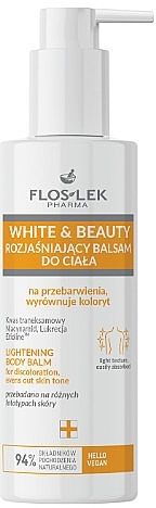 Aufhellender Körperbalsam - Floslek White & Beauty Lightening Body Balm  — Bild N1
