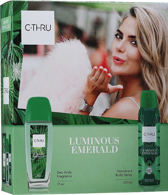 C-Thru Luminous Emerald - Duftset Variante 1 (Eau de Toilette 75 ml + Deospray 150ml) — Bild N1