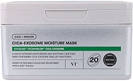 Gesichtsmaske mit Centella Asiatica-Extrakt und Ökosomen  - VT Cosmetics Cica-Exosome Moisture Mask — Bild N1