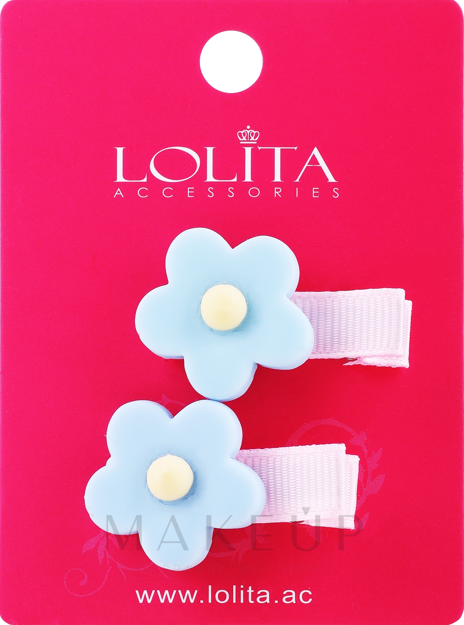 Haarspange mit Blume rot - Lolita Accessories — Bild 2 St.