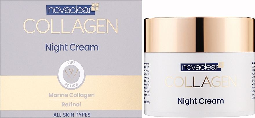Nachtcreme für das Gesicht mit Kollagen - Novaclear Collagen Night Cream — Bild N2