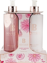 Düfte, Parfümerie und Kosmetik Körperpflegeset - Grace Cole Boutique Cherry Blossom & Peony (Handwaschlotion 500ml + Körperlotion 500ml)