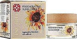 Gesichtscreme mit Sonnenblume, Jojoba und Shea - Ingrid Cosmetics Vegan Regenerating Sunflower — Bild N2