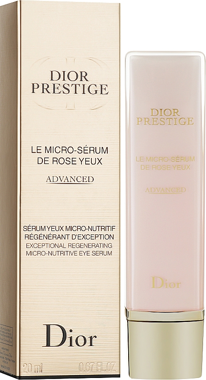 Rosafarbenes Augenkonturserum - Dior Prestige Micro-Nutritive Rose Eye Serum Advanced — Bild N2