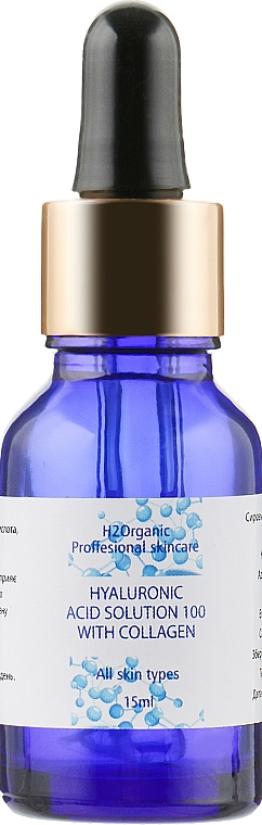 Hyaluronsäure mit Kollagen - H2Organic Hyaluronic Acid Solution 100 With Collagen — Bild N1