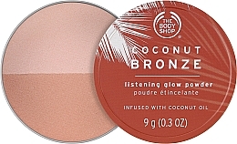 Strahlendes bronzierendes Gesichtspuder - The Body Shop Coconut Bronze Glistening Glow Powder — Bild N1