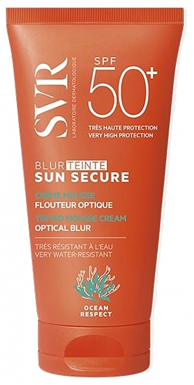 Sonnenschutz-Tönungscreme-Mousse - SVR Sun Secure Blur Tinted Mousse Cream SPF50+ — Bild N1