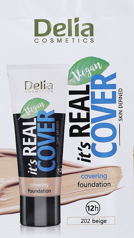 Delia It's Real Cover Covering Foundation (Probe) - Foundation für das Gesicht — Bild N1