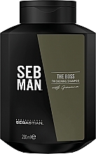 Düfte, Parfümerie und Kosmetik Volumen-Shampoo für dünnes Haar - Sebastian Professional Seb Man The Boss Thickening Shampoo