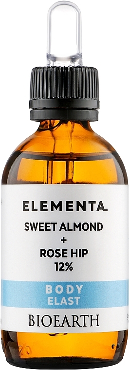 Serum Süße Mandeln und Hagebutten 12% - Bioearth Elementa Sweet Almond Rose Hip 12%  — Bild N1