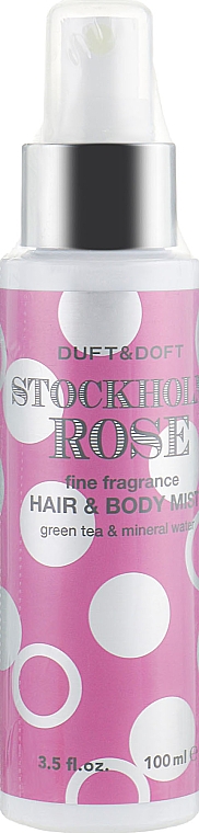 Nebel für Haare und Körper - Duft & Doft Stockholm Rose Fine Fragrance Hair & Body Mist — Bild N1