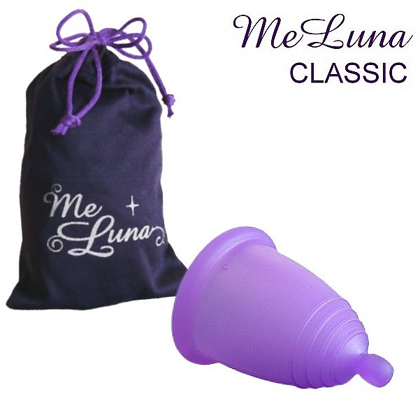 Menstruationstasse Größe S violett - MeLuna Classic Menstrual Cup — Bild N1