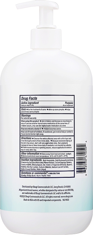 Gesichtsreiniger - Obagi Medical CLENZIderm M.D. Daily Care Foaming Cleanser Salicylic Acid 2% — Bild N3