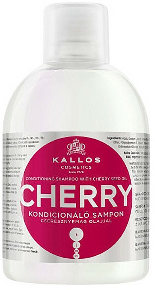 Shampoo-Conditioner mit Kirschkernöl - Kallos Cosmetics Conditioning Cherry Shampoo — Bild N1