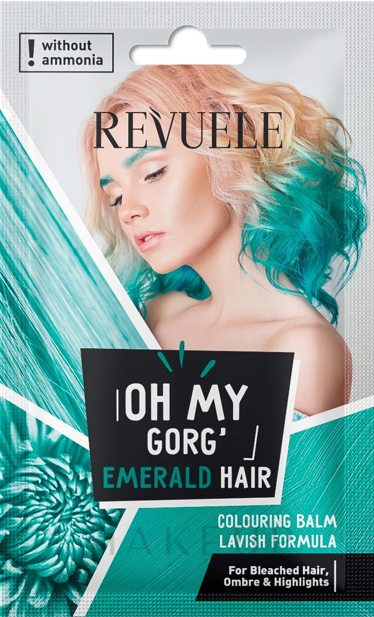 Tönungsbalsam - Revuele Oh My Gorg Hair Coloring Balm — Bild Emerald