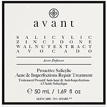 Proaktive Salicyltherapie zur Beseitigung von Akne und Hautunreinheiten - Avant Proactive Salicylic Acne & Imperfections Repair Treatment — Bild N1