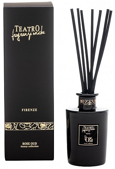 Aromadiffusor - Teatro Fragranze Uniche Luxury Collection Rose Oud Reed Diffuser — Bild N2