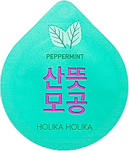Reinigende, beruhigende und aufhellende Gesichtsmaske in Kapsel mit Pfefferminze - Holika Holika Superfood Capsule Pack Peppermint — Bild N1