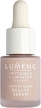 GESCHENK! Aufhellendes Gesichtsserum mit Glow-Effekt - Lumene Invisible Illumination Instant Glow Beauty Serum (Mini) — Bild N1