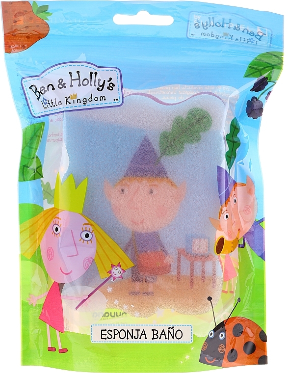 Kinder-Badeschwamm Ben & Holly blau-rot - Suavipiel Ben & Holly Bath Sponge — Bild N1