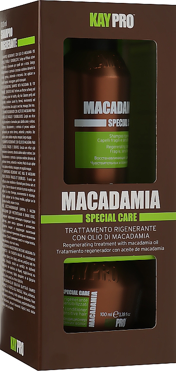 Haarpflegeset - KayPro Special Care Macadamia (Shampoo 100ml + Conditioner 100ml) — Bild N1
