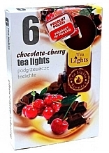 Teekerzen Schokoladenkirsche 6 St. - Admit Scented Tea Light Chocolate Cherry — Bild N2