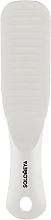 Düfte, Parfümerie und Kosmetik Pediküre Feile weißer Opal 80/150 - Solomeya Pedicure Nailfile With Micromassage White Opal