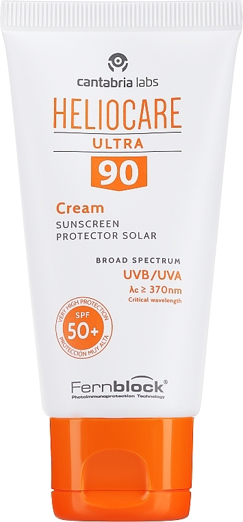 Sonnenschutzcreme für Gesicht und Körper SPF 50 - Cantabria Labs Heliocare Ultra Cream SPF 50 — Bild N2