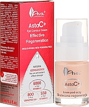 Düfte, Parfümerie und Kosmetik Regenerierende Anti-Falten Augencreme - Ava Laboratorium Asta C+ Effective Regeneration