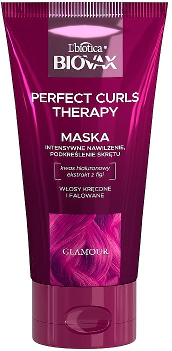 Maske für lockiges und welliges Haar - L'biotica Biovax Glamour Perfect Curls Therapy — Bild N2