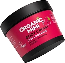 Tief feuchtigkeitsspendende Körpercreme mit Mandeln und Kirschen - Organic Mimi Body Cream Deep Hydrating Almond & Cherry — Bild N1