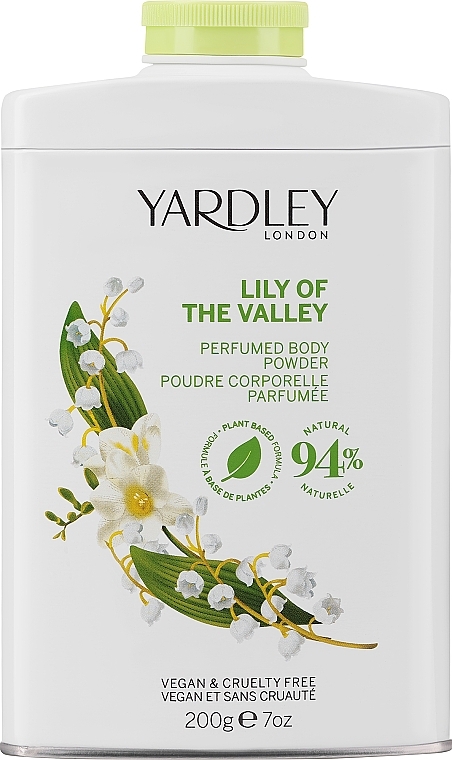 Parfümierter Körper-Talkumpuder  - Yardley London Lily Of The Valley Perfumed Body Powder  — Bild N1