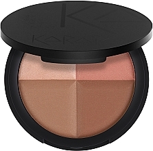 Düfte, Parfümerie und Kosmetik Kompaktpuder - Karaja Contour Quad