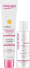 Topicrem Hydra+ (Mizellenwasser 40ml + Creme 40ml)  - Gesichtspflegeset — Bild N2