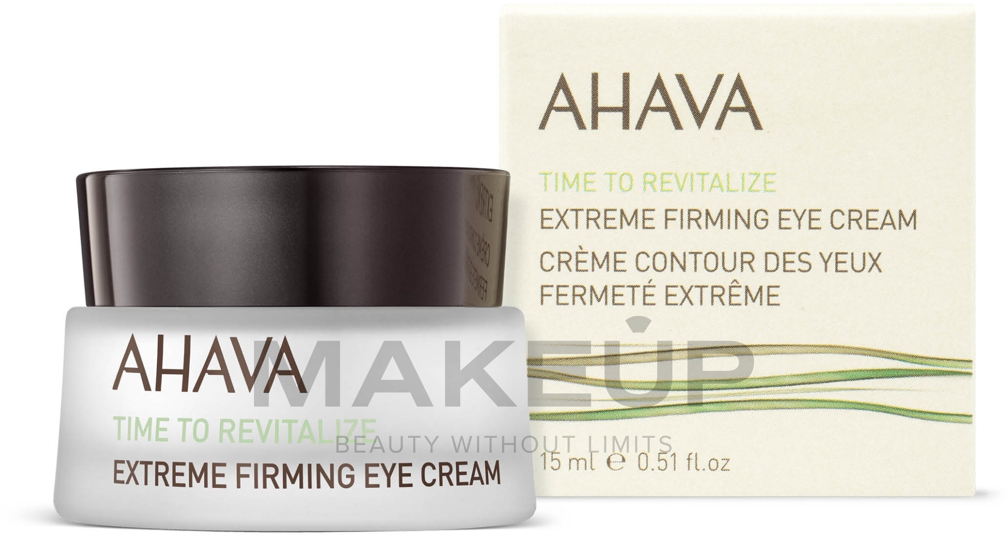 Straffende Creme für die Augenpartie - Ahava Time to Revitalize Extreme Firming Eye Cream — Bild 15 ml