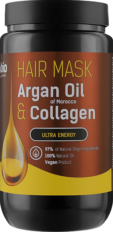 Haarmaske Argan Oil of Morocco & Collagen - Bio Naturell Hair Mask — Bild N2