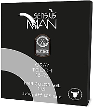 Düfte, Parfümerie und Kosmetik Gel für Männerhaar - Sensus Man Hair Color Gel