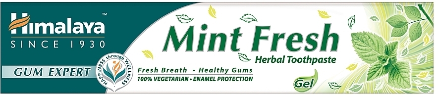 Kräuter-Zahnpasta für frischen Atem und gesundes Zahnfleisch Mint Fresh - Himalaya Herbals Mint Fresh Herbal Toothpaste — Bild N1