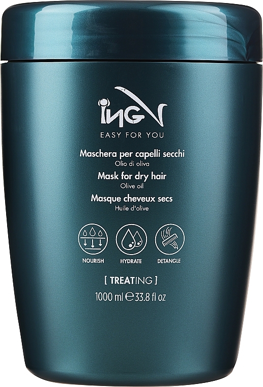 Maske für trockenes Haar - ING Professional Easy For You Treating Mask For Dry Hair  — Bild N1