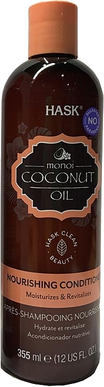 Nährende Haarspülung mit Kokosmilch und Honig - Hask Coconut Milk & Organic Honey Curl Care Conditioner — Bild N1