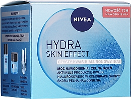 Feuchtigkeitsspendendes Gesichtscreme-Gel mit Hyaluronsäure - Nivea Hydra Skin Effect Power of Hydration Day Gel — Bild N6