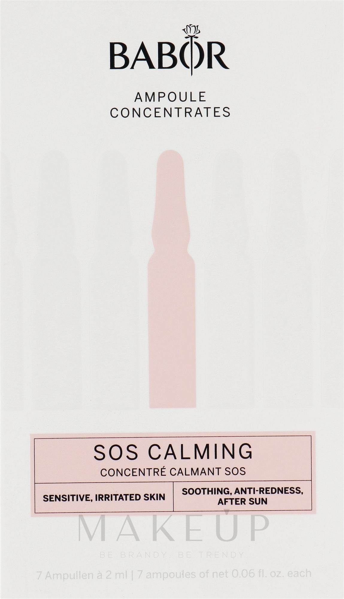 Beruhigende Gesichtsampullen - Babor Ampoule Concentrates SOS Calming — Bild 7 x 2 ml