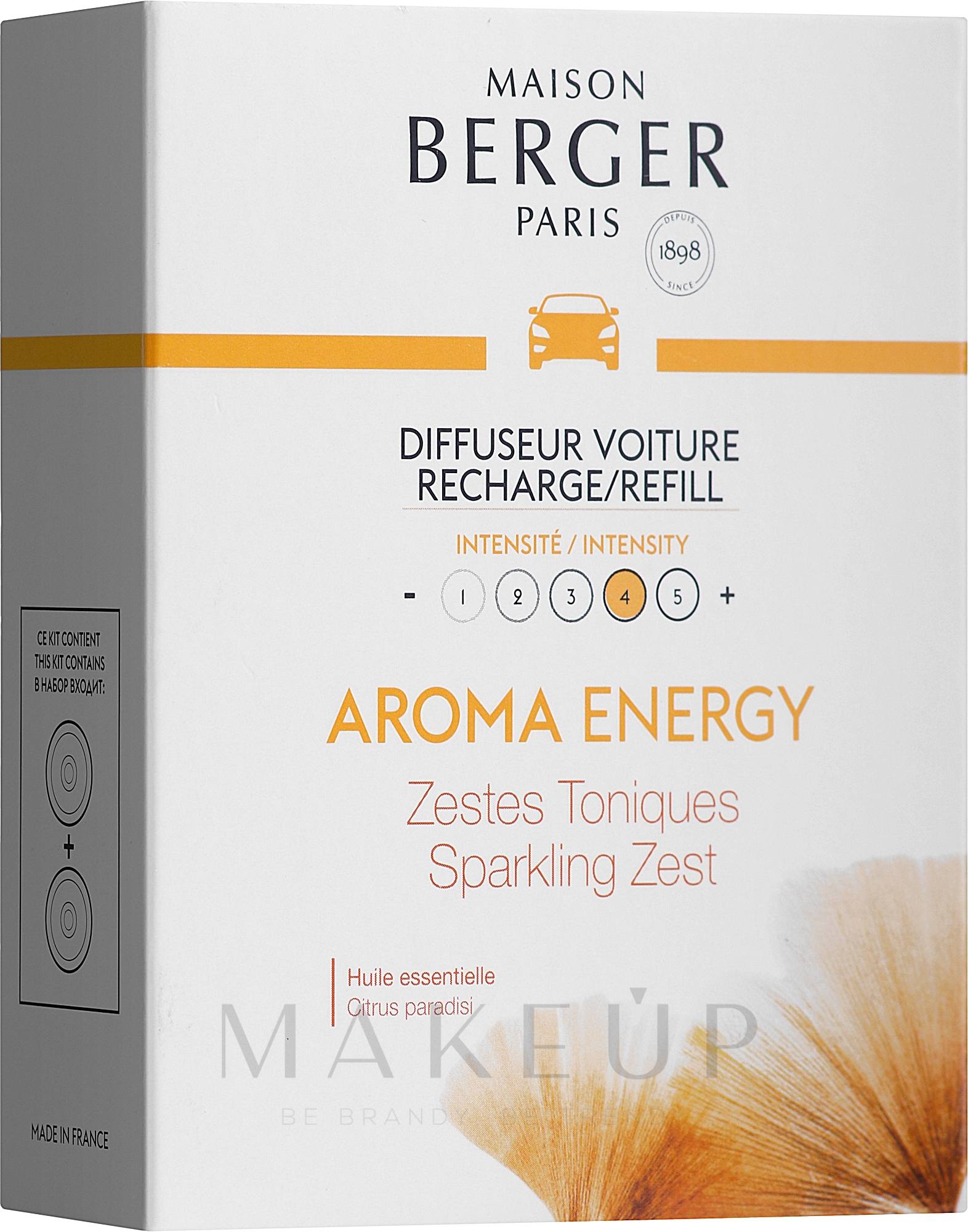 Maison Berger Aroma Energy - Auto-Lufterfrischer (Refill) — Bild 2 St.