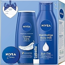 Pflegeset für Männer - NIVEA Classic Love Gift Set (sh/gel/250ml + b/milk/400ml + lip/balm/5,5ml + f/cr/30ml) — Bild N4