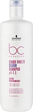 Düfte, Parfümerie und Kosmetik Shampoo für graues und blondiertes Haar - Schwarzkopf Professional Bonacure Color Freeze Silver Shampoo pH 4.5