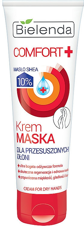 Crememaske für trockene Hände - Bielenda Comfort Cream Mask For Dry Hands — Bild N1