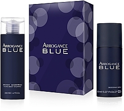 Düfte, Parfümerie und Kosmetik Arrogance Blue Pour Homme - Körperpflegeset (Duschgel 200 ml + Deospray 150 ml) 