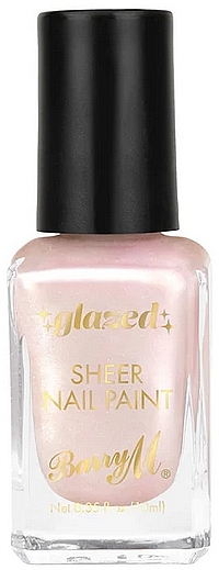 Nagellack - Barry M Glazed Sheer Nail Paint  — Bild N1